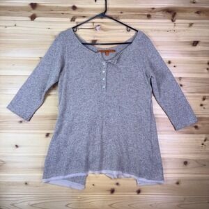 La Fee Maraboutee Blouse Womens 1 (Small) Beige Italian Wool Silk Blend Sweater